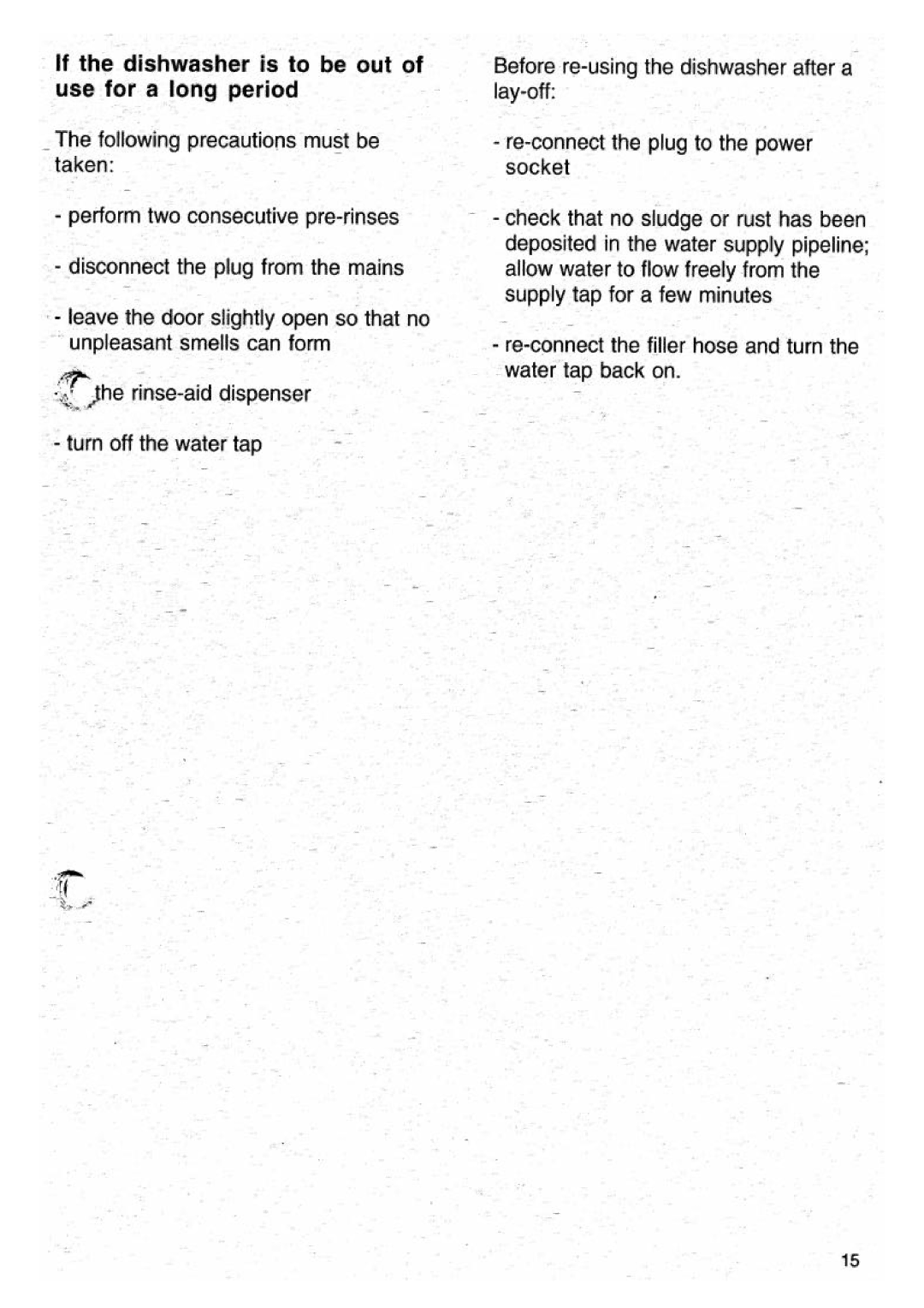 Smeg CSU2001X2, CSU2001W2, CSU2001B2, CSU2001W1, CSU2001B1, CSU2007B2, CSU2007B1 manual 