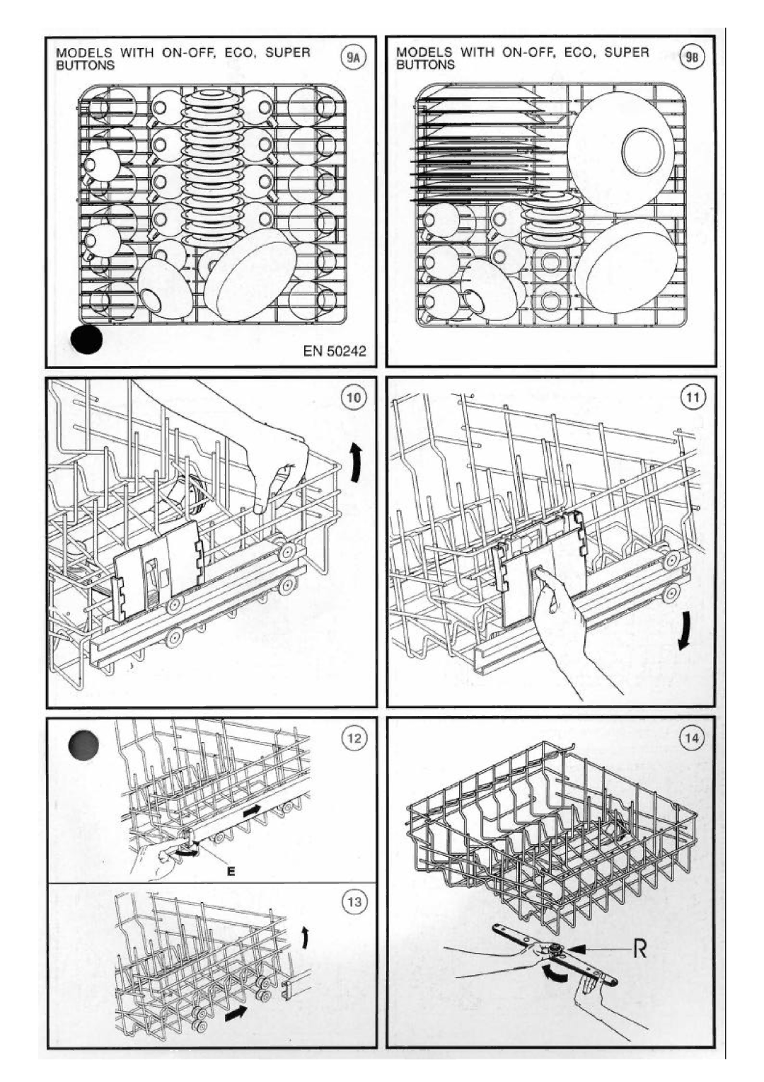 Smeg CSU2007B2, CSU2001W2, CSU2001B2, CSU2001W1, CSU2001B1, CSU2007B1, CSU2001X2 manual 