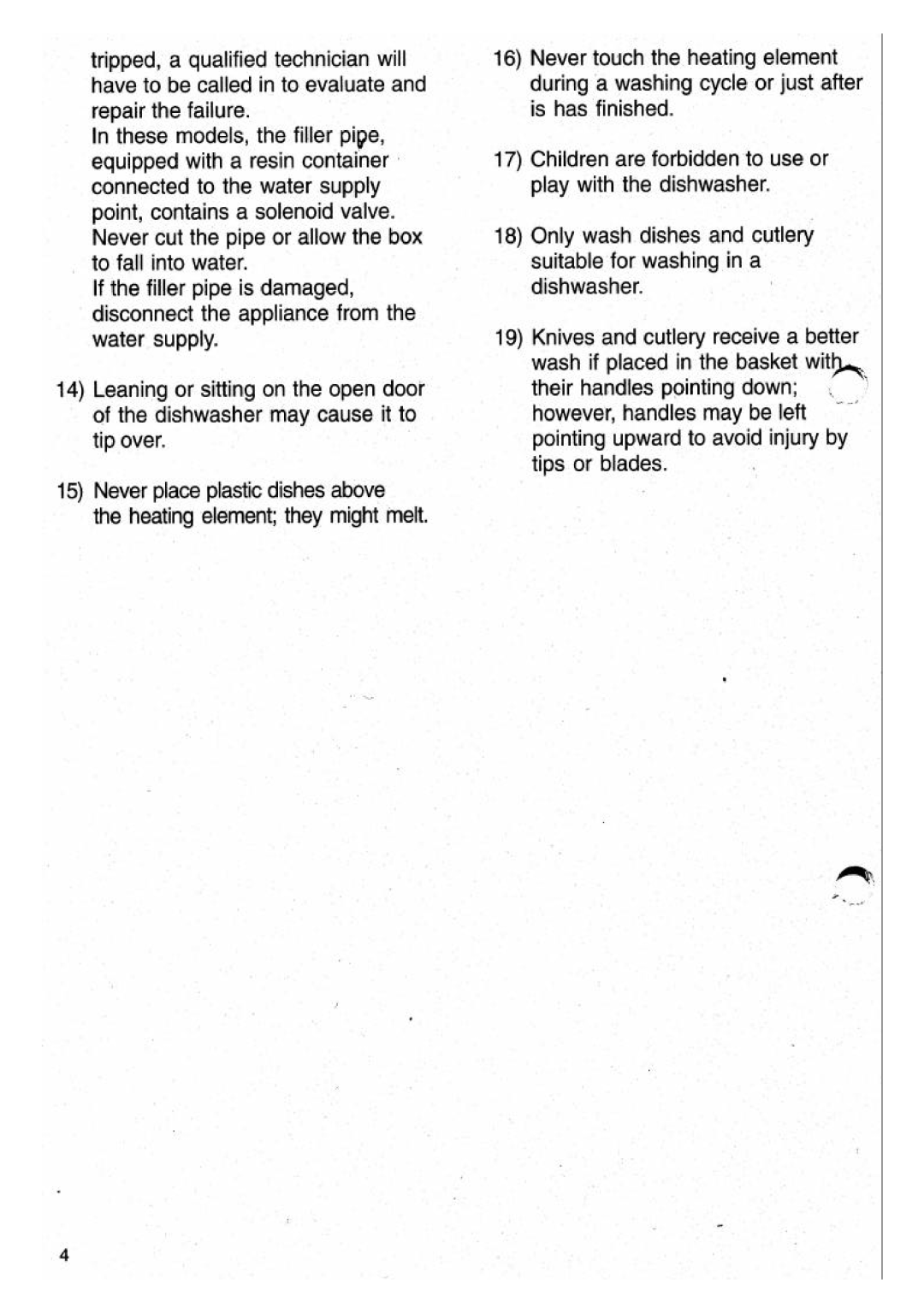 Smeg CSU2001B1, CSU2001W2, CSU2001B2, CSU2001W1, CSU2007B2, CSU2007B1, CSU2001X2 manual 