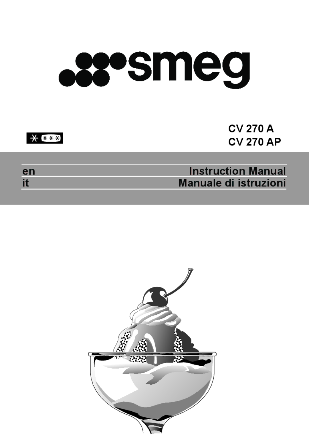 Smeg CV 270 AP instruction manual CV 270 a 