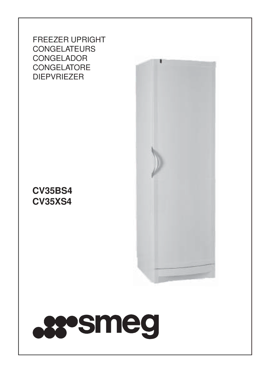 Smeg manual CV35BS4 CV35XS4 