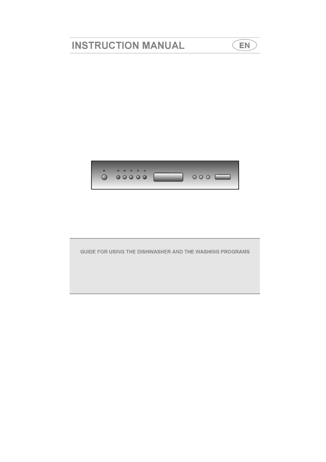 Smeg DF410SF, DF410BL manual Guide for Using the Dishwasher and the Washing Programs 