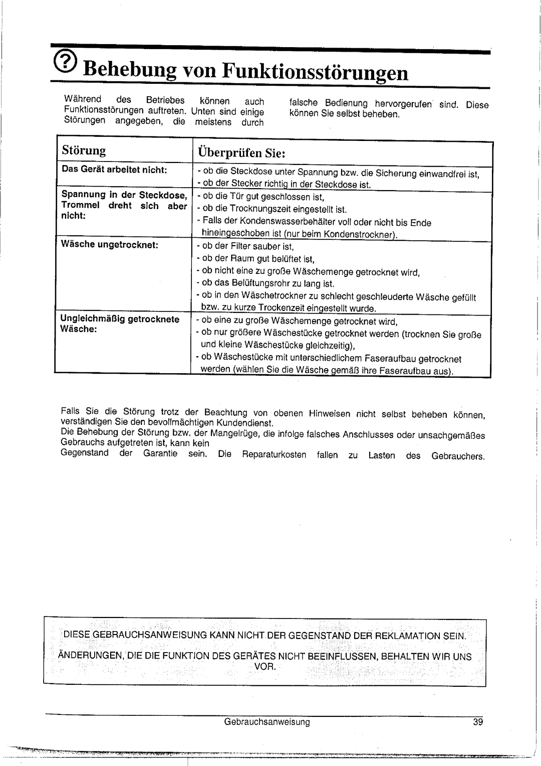 Smeg DRY2006 manual 