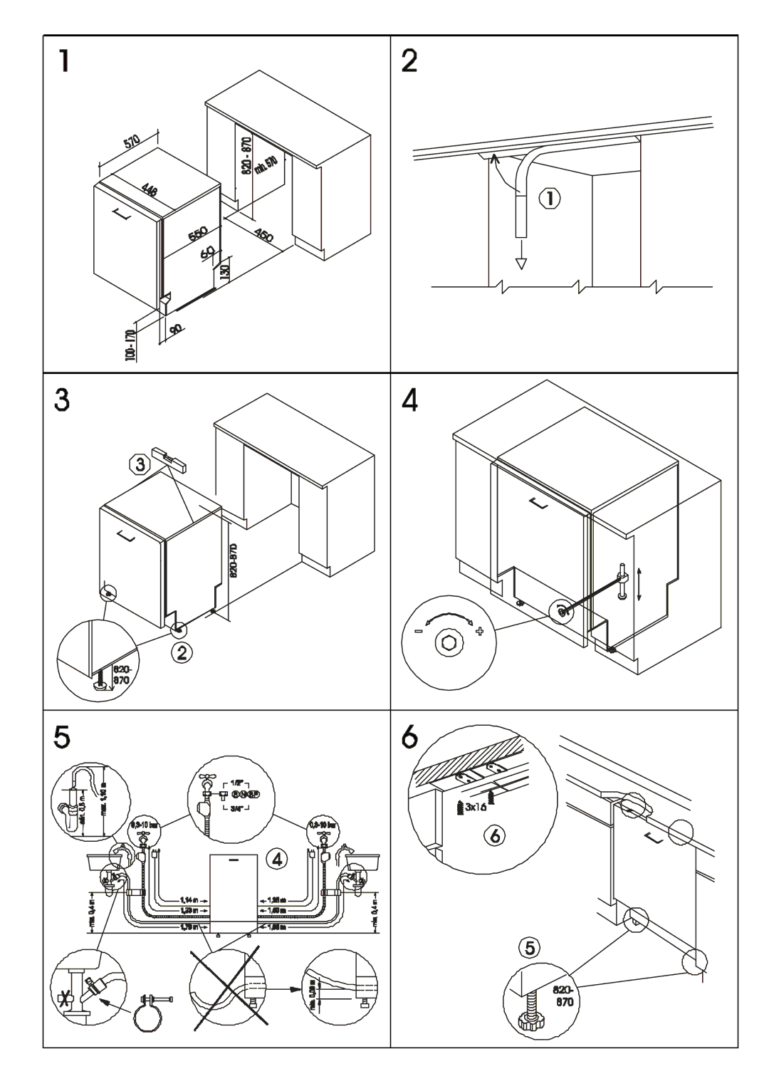 Smeg DW1410 instruction manual 