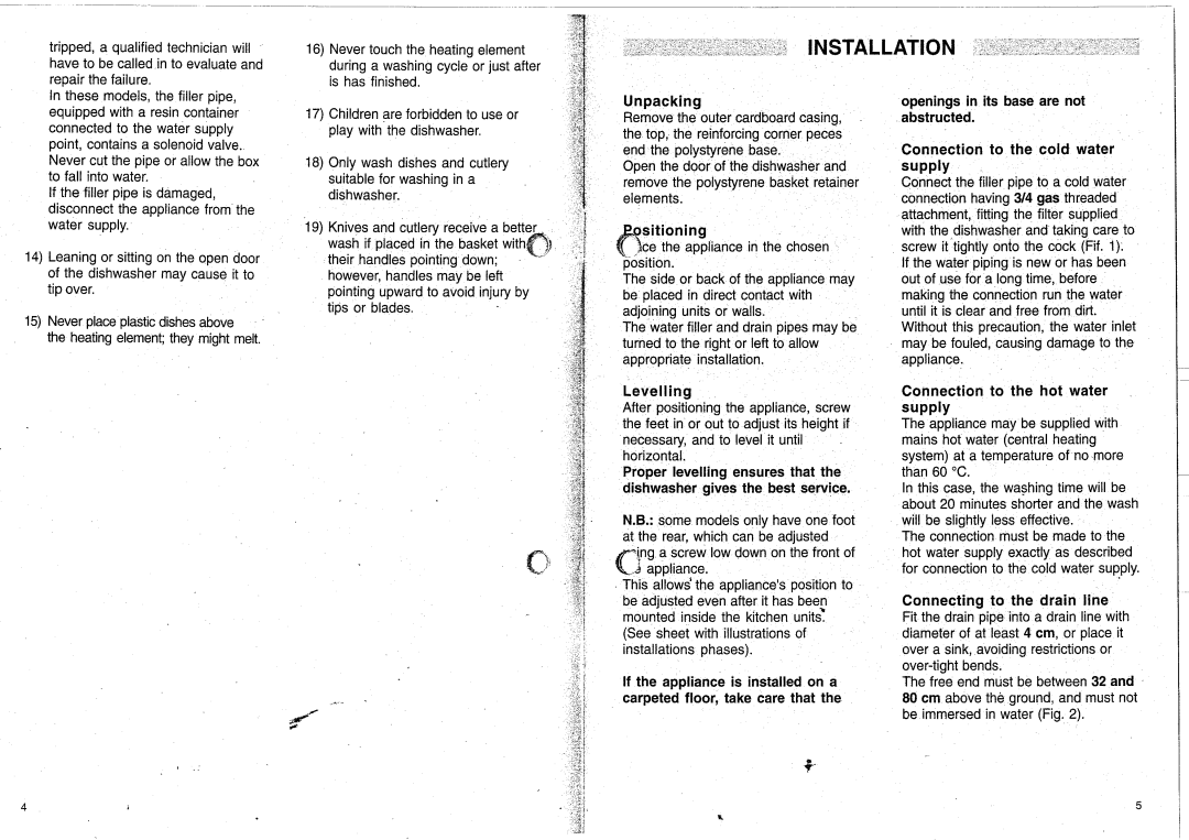 Smeg DWD63.1SS manual 