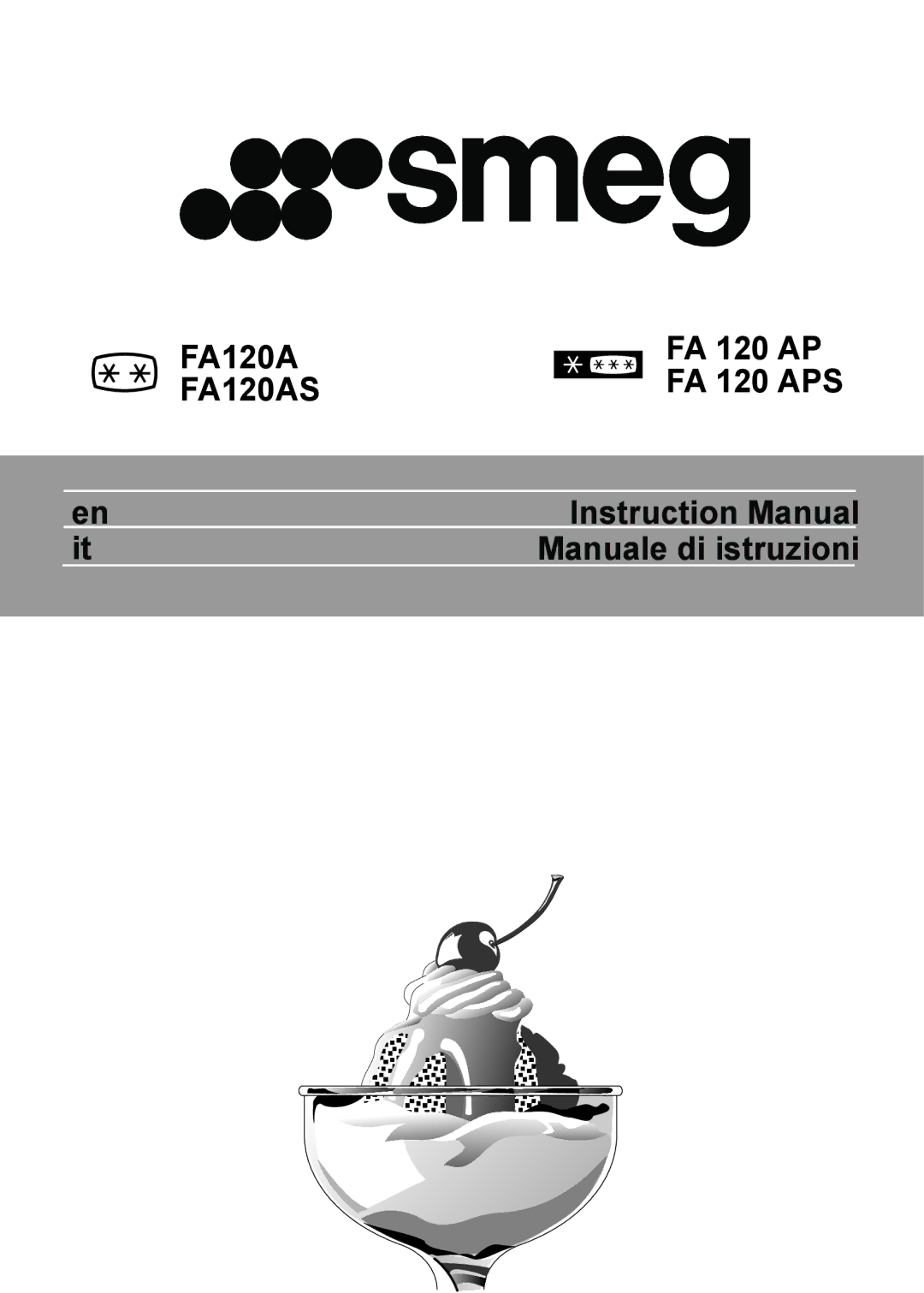 Smeg FA 120 APS instruction manual FA120AS 