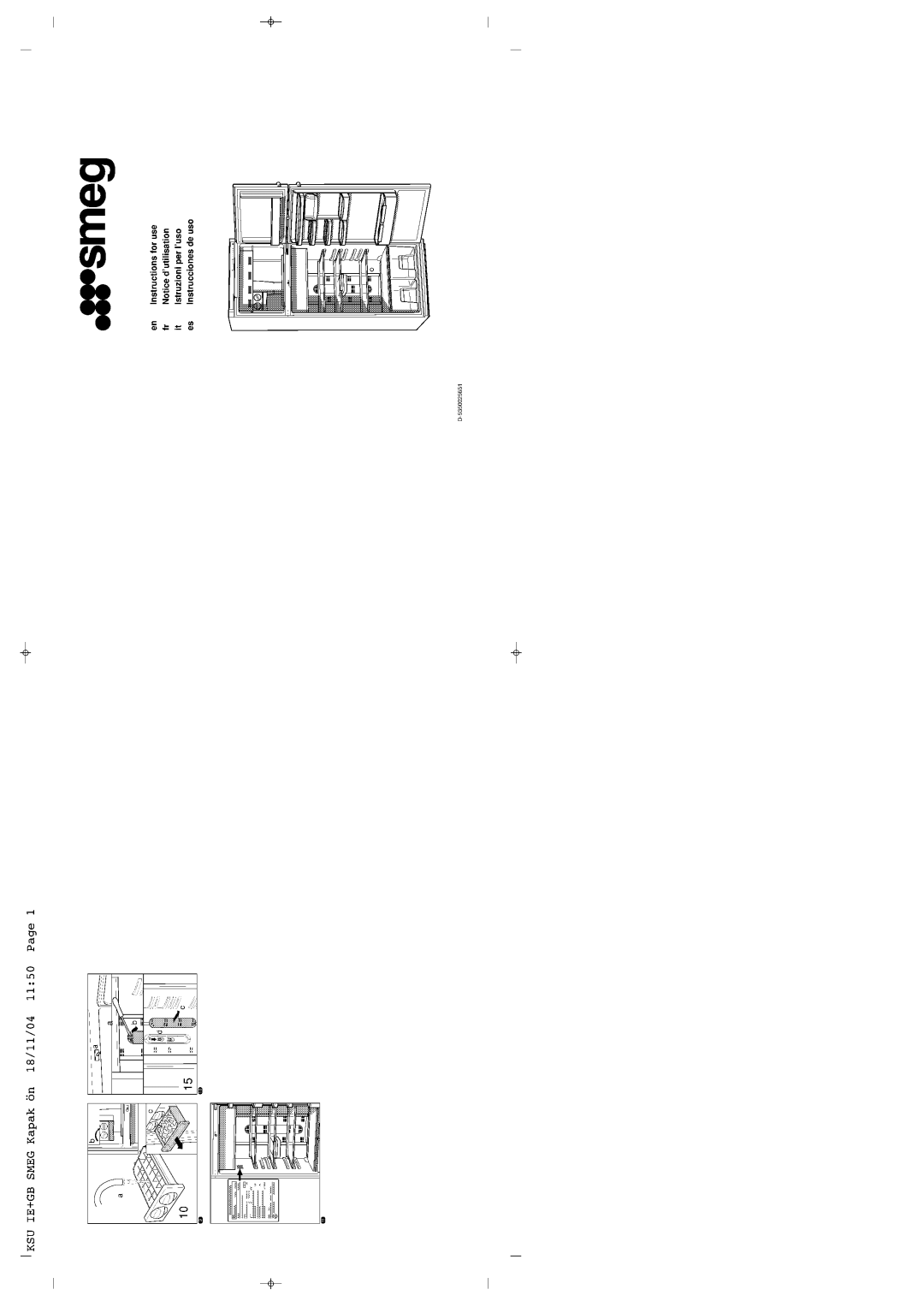 Smeg FA410XS manual 