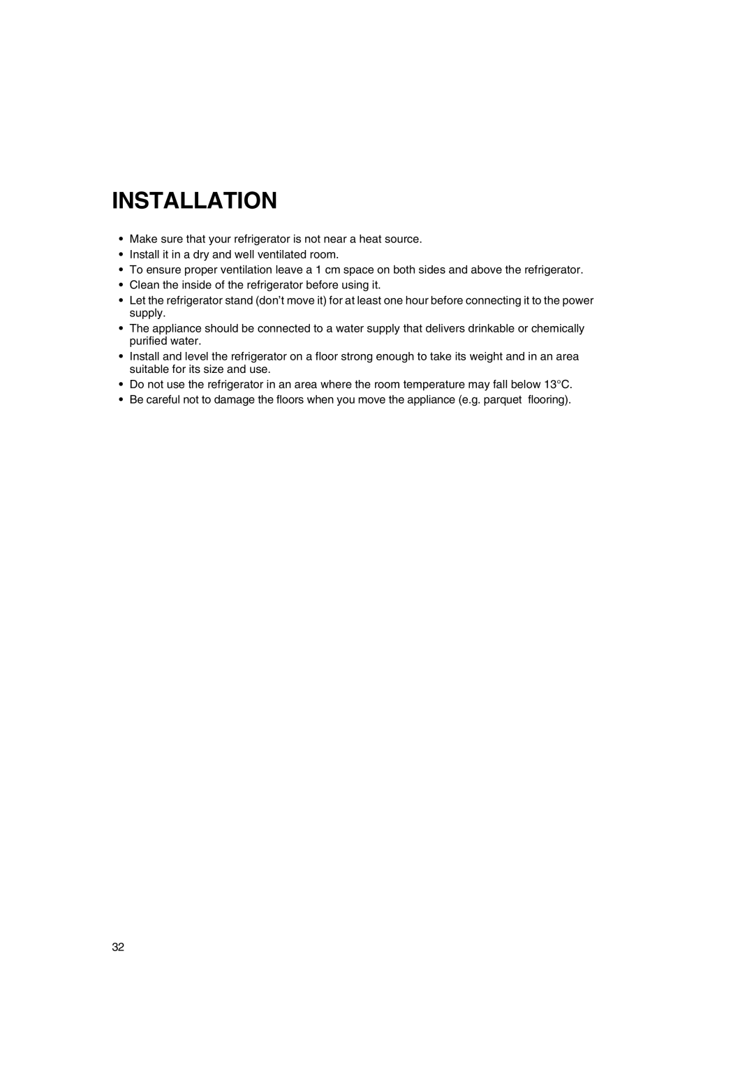 Smeg FA550XBI manual Installation 