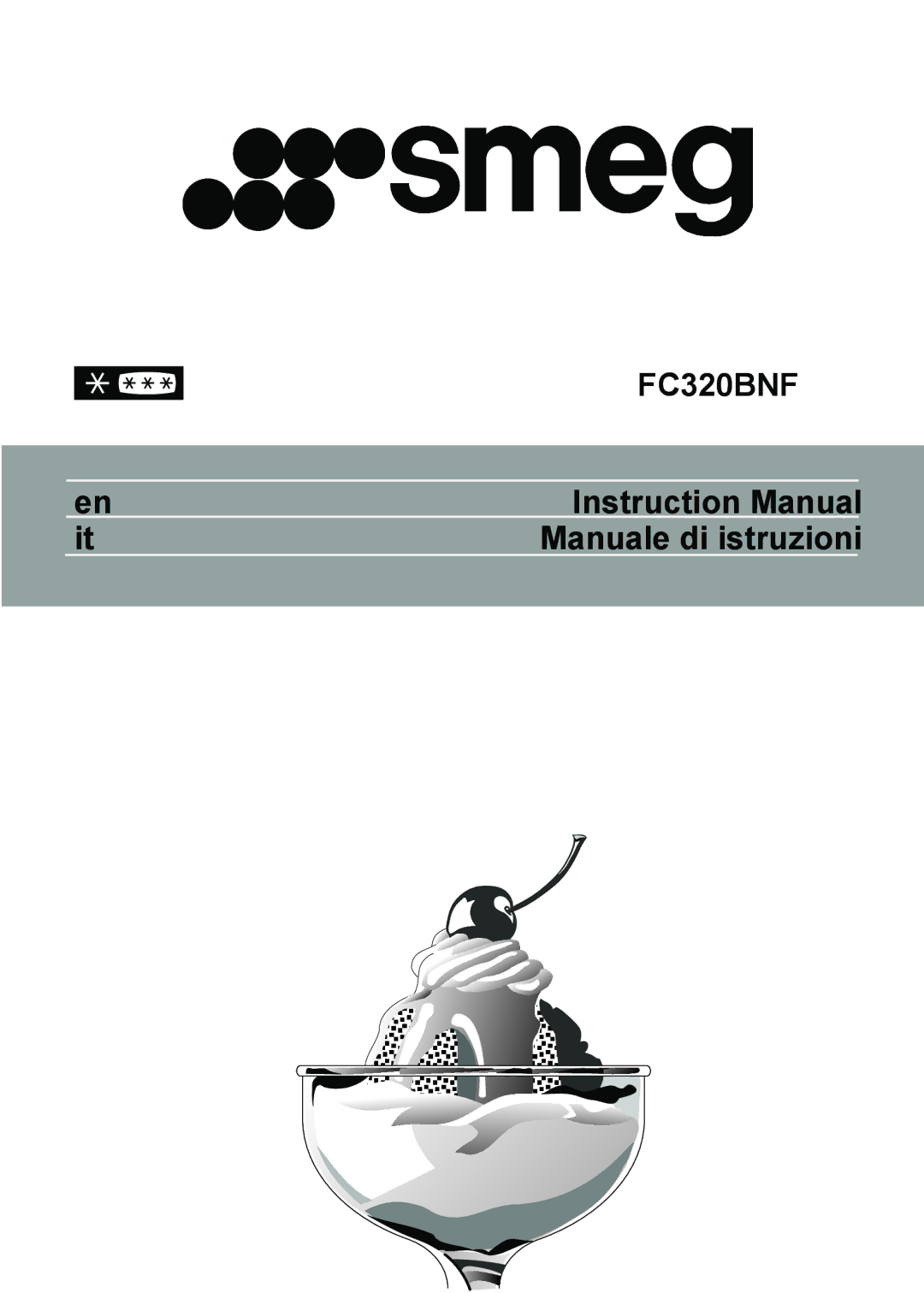 Smeg FC320BNF instruction manual 