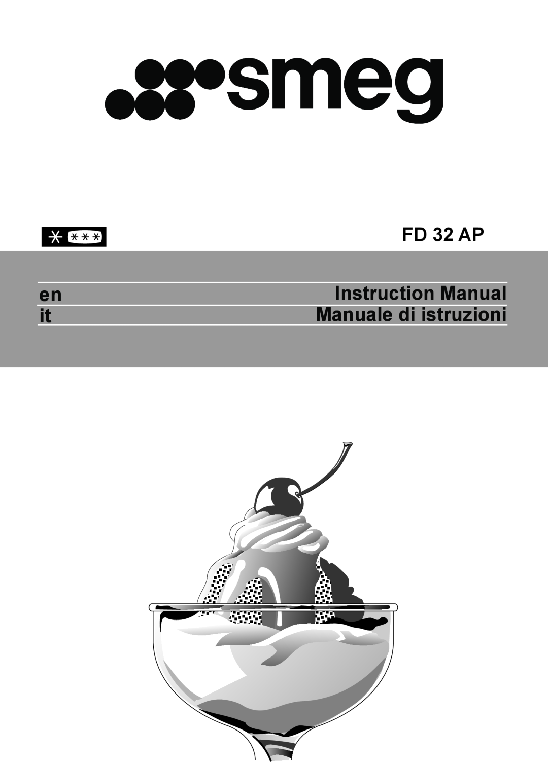 Smeg FD 32 AP instruction manual Manuale di istruzioni 