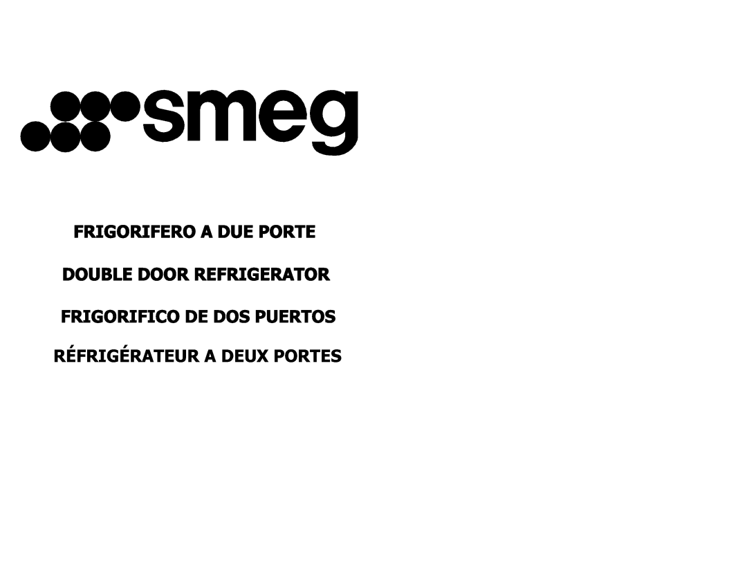 Smeg FD238A manual 