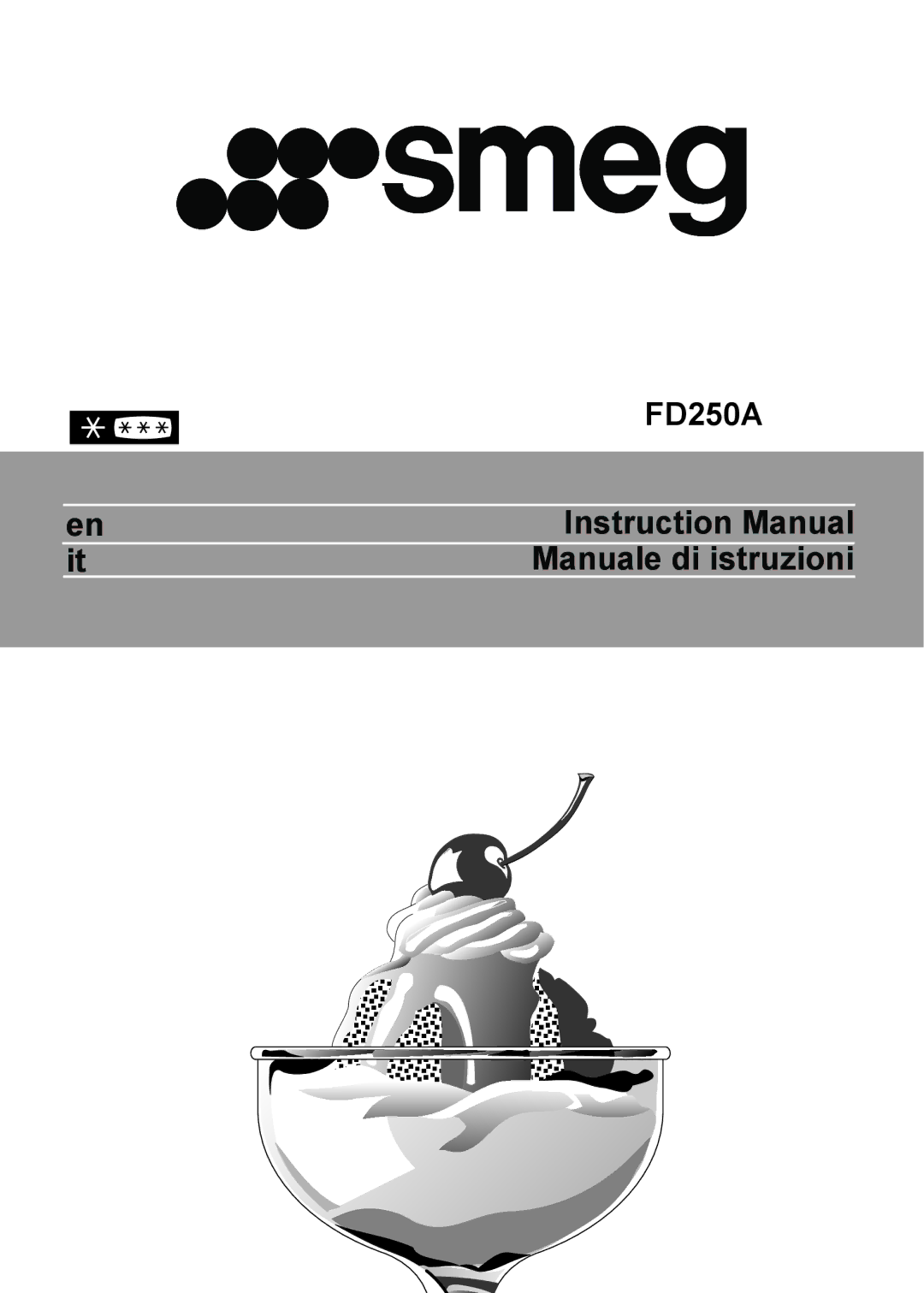 Smeg FD250A instruction manual 