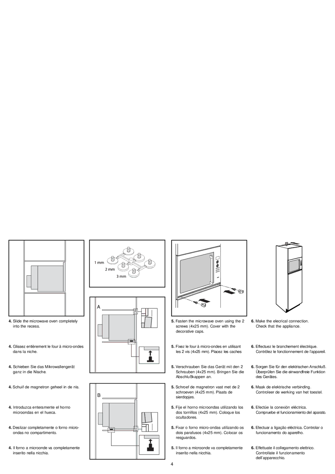 Smeg FMC30X-1 instruction manual 