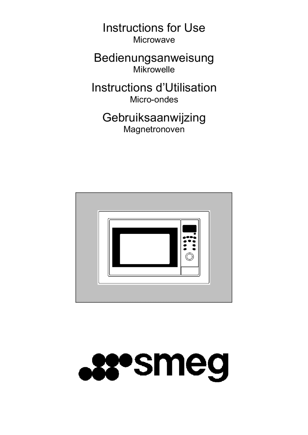 Smeg FME20EX manual Instructions for Use 