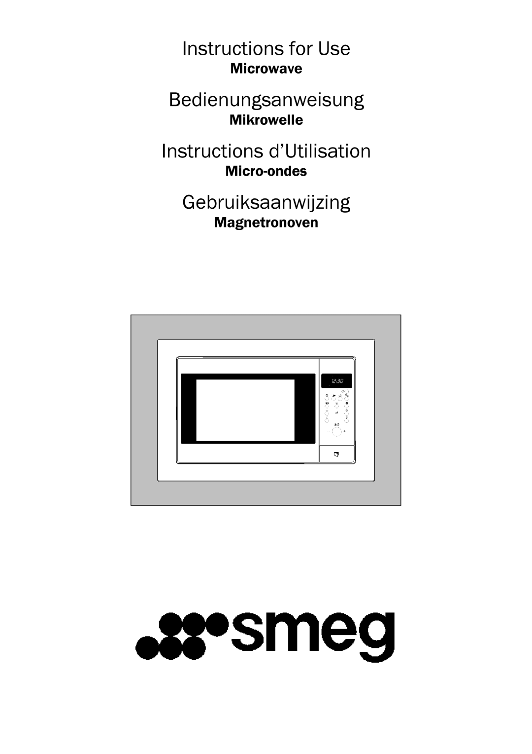 Smeg FME20EX1 manual Instructions for Use 