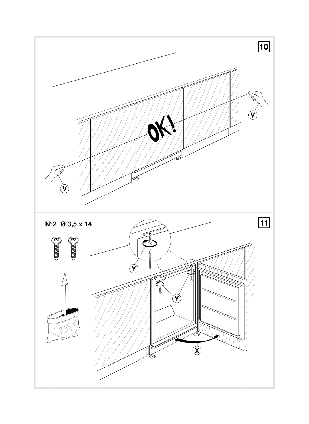 Smeg FR132A1 manual Ø 3,5 x 