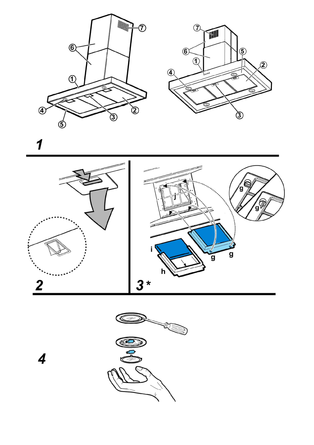 Smeg KI1207X manual 