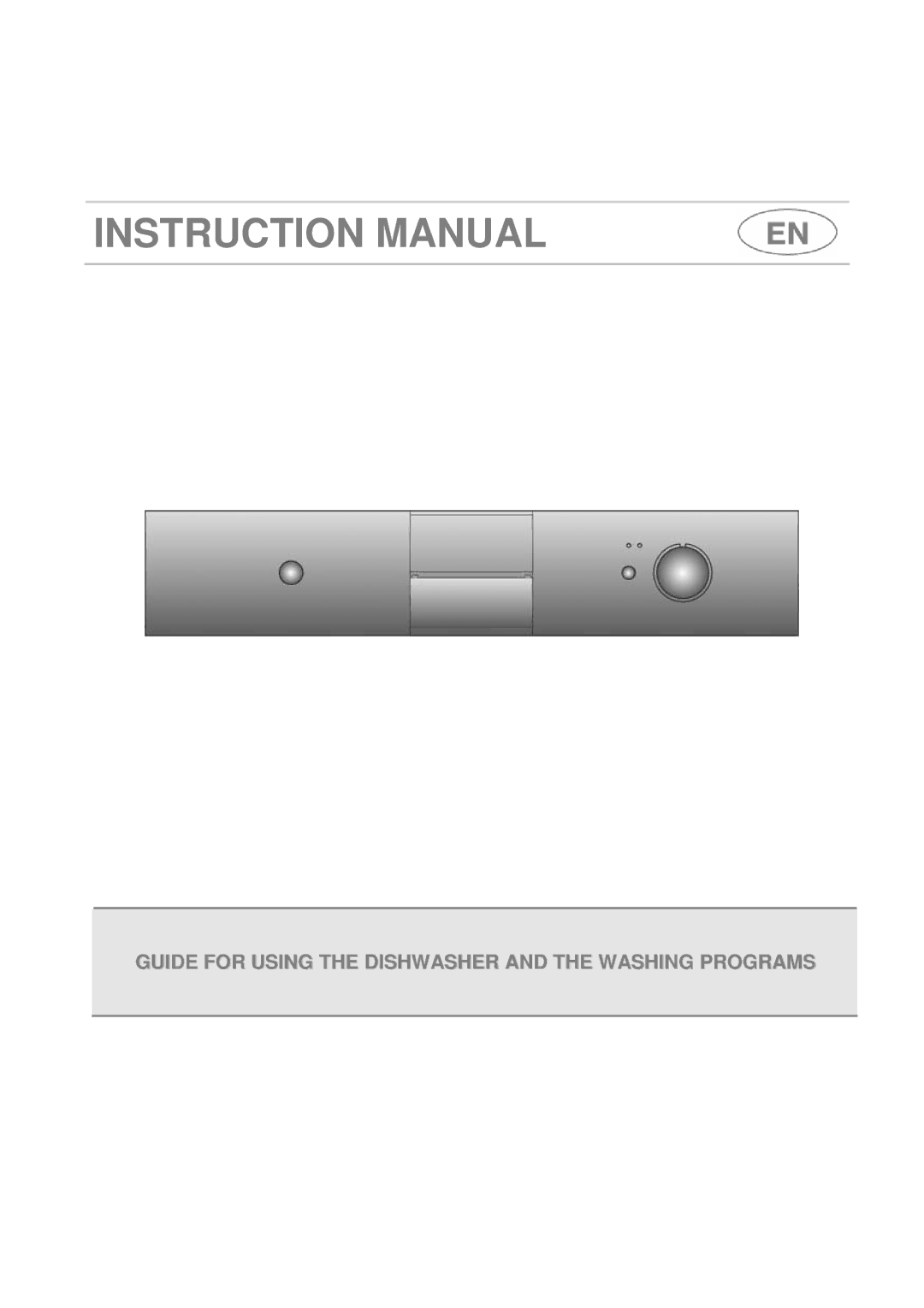 Smeg KLS55B instruction manual Guide for Using the Dishwasher and the Washing Programs 