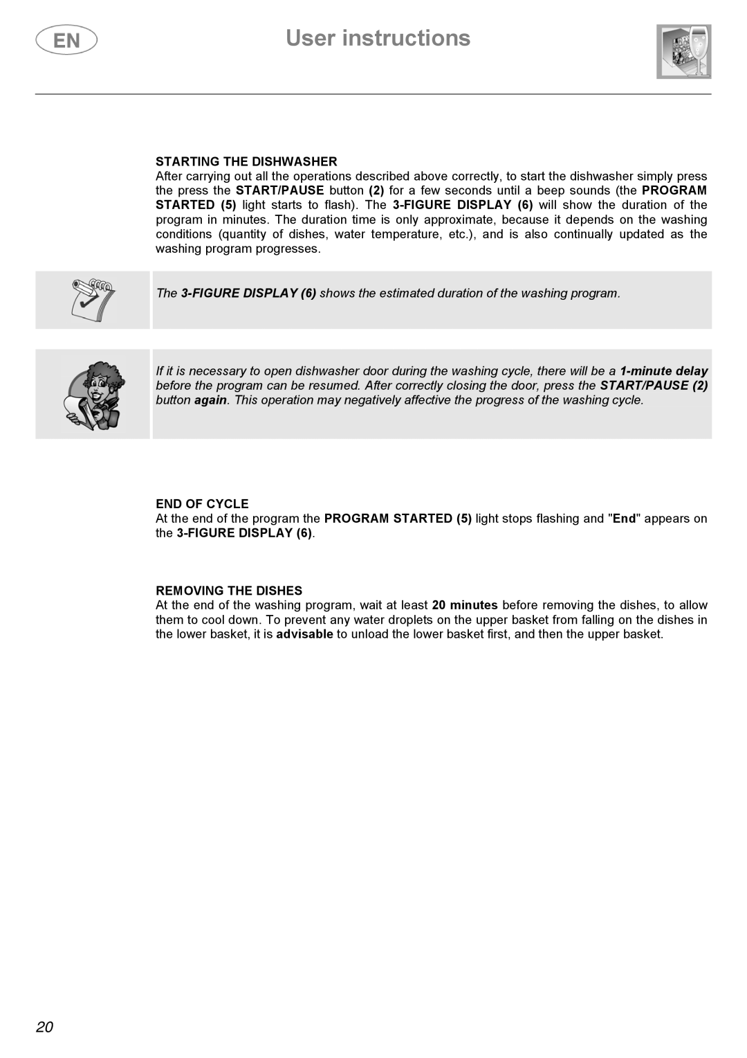 Smeg KLVS52X, KLVS50EB, KLVS51NE instruction manual Starting the Dishwasher 