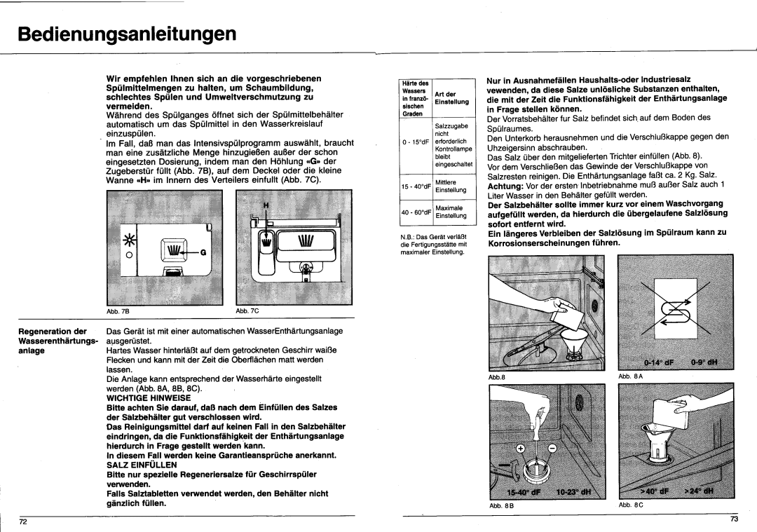 Smeg KNO745, KOA725 manual 