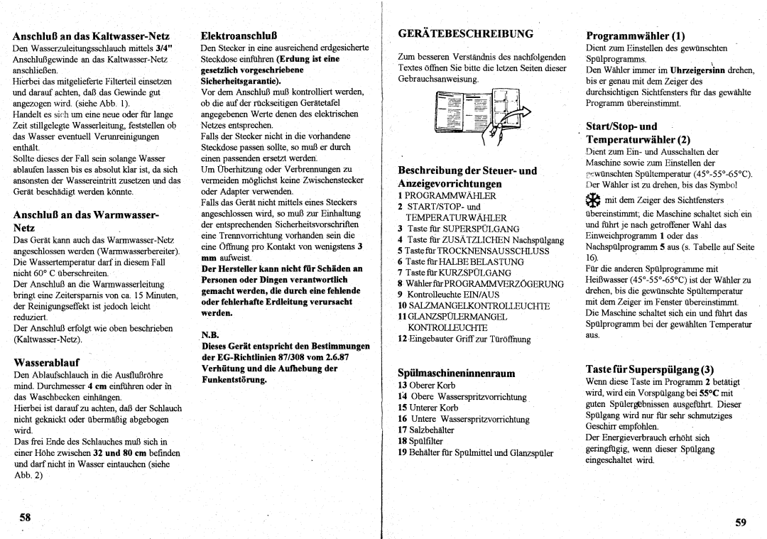 Smeg KSB801, KSBA802 manual 