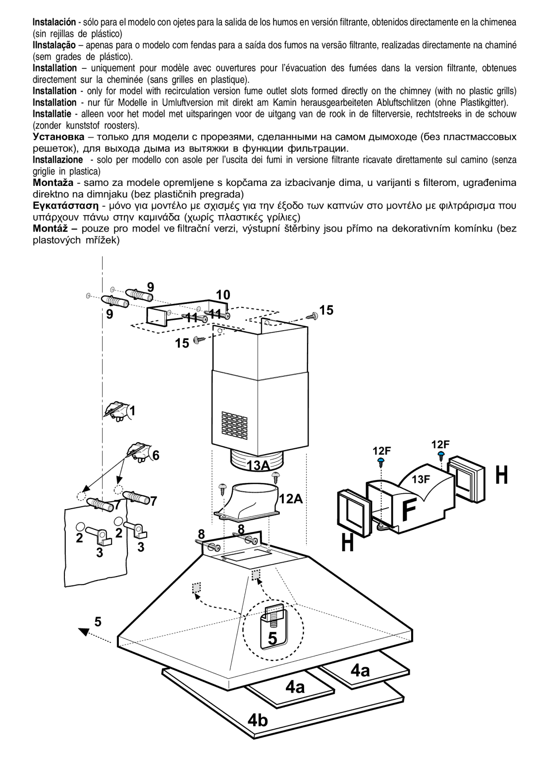 Smeg KSED65X manual 12F 