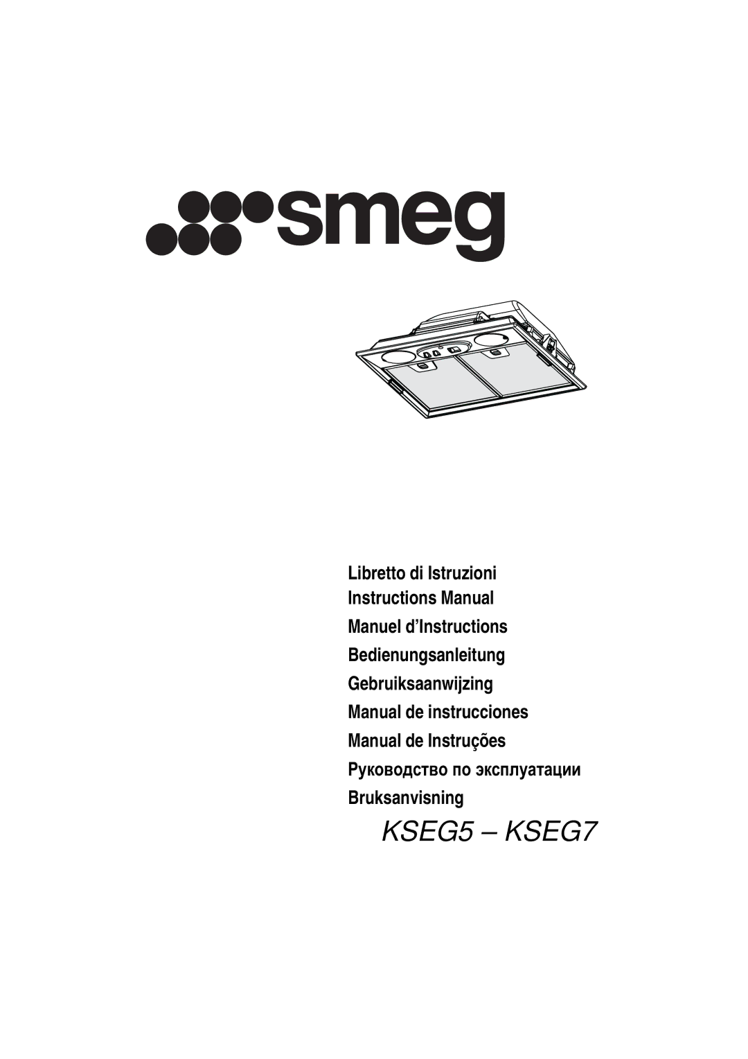 Smeg manual KSEG5 KSEG7 