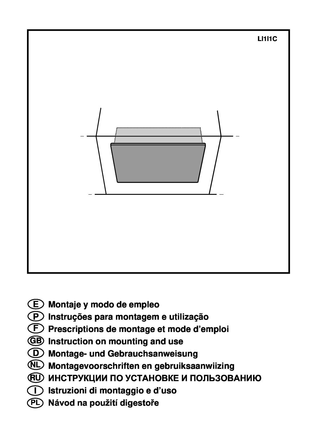 Smeg KSEG50 manual E Montaje y modo de empleo, P Instruções para montagem e utilização, D Montage- und Gebrauchsanweisung 
