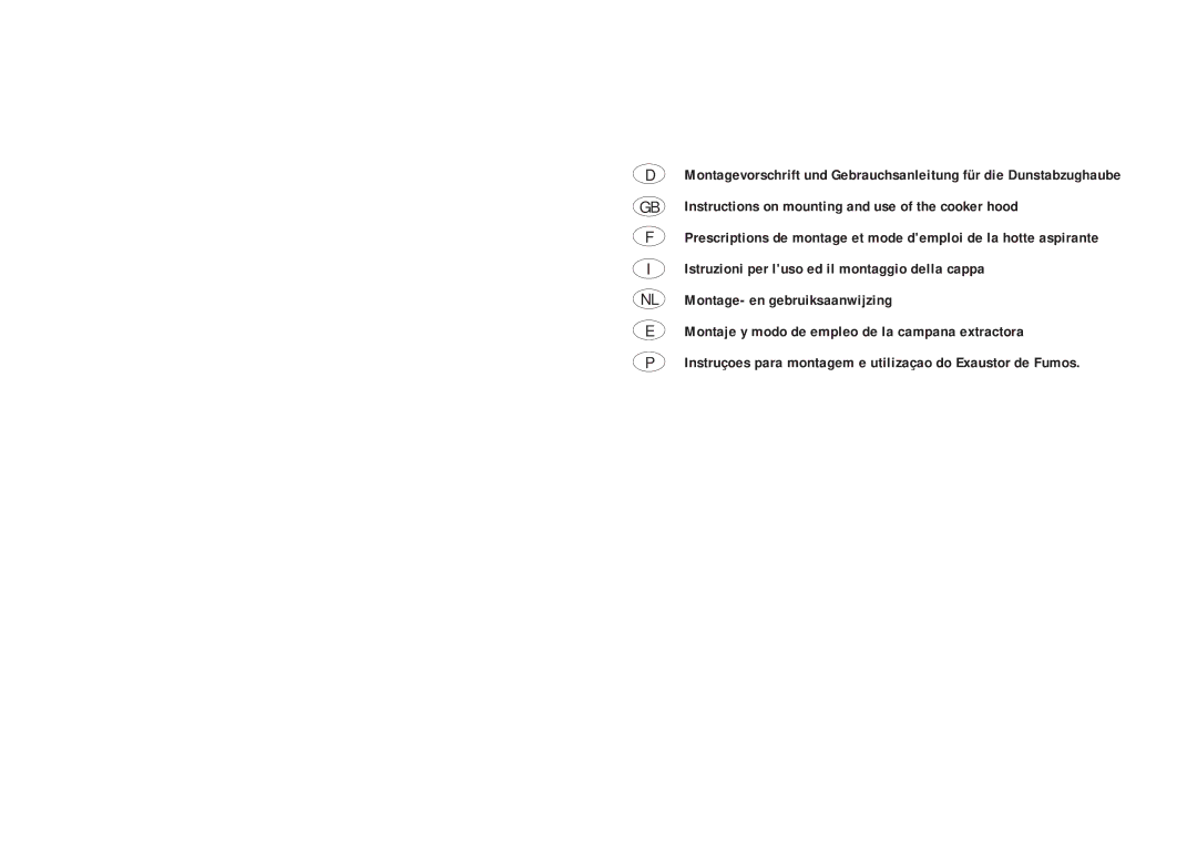 Smeg KSEIR70 manual Instructions on mounting and use of the cooker hood 