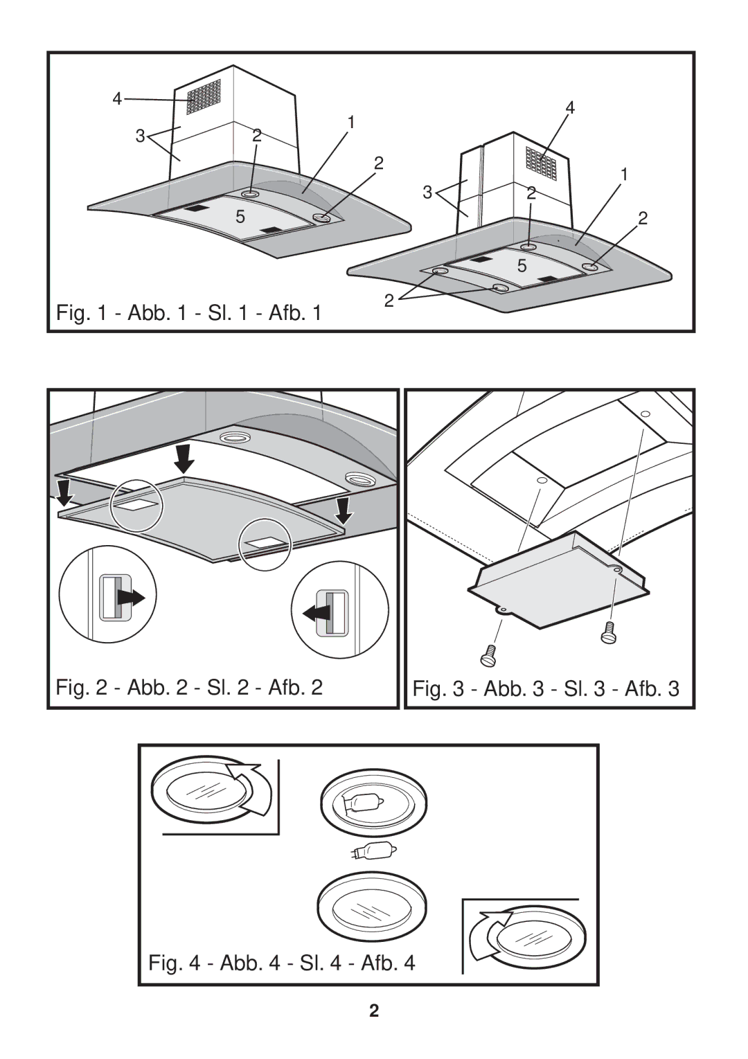 Smeg KSEIV95X manual Abb Sl Afb 