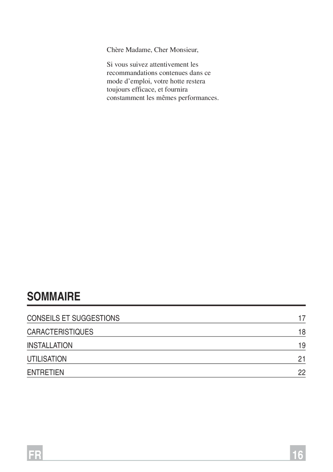 Smeg KSET66, KSET96 instruction manual Sommaire 