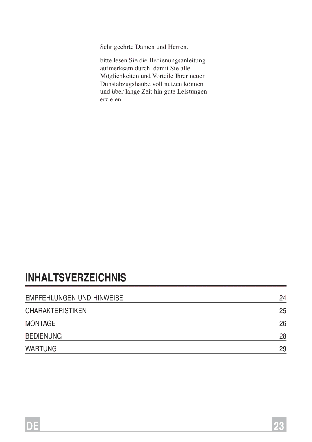 Smeg KSET96, KSET66 instruction manual Inhaltsverzeichnis 