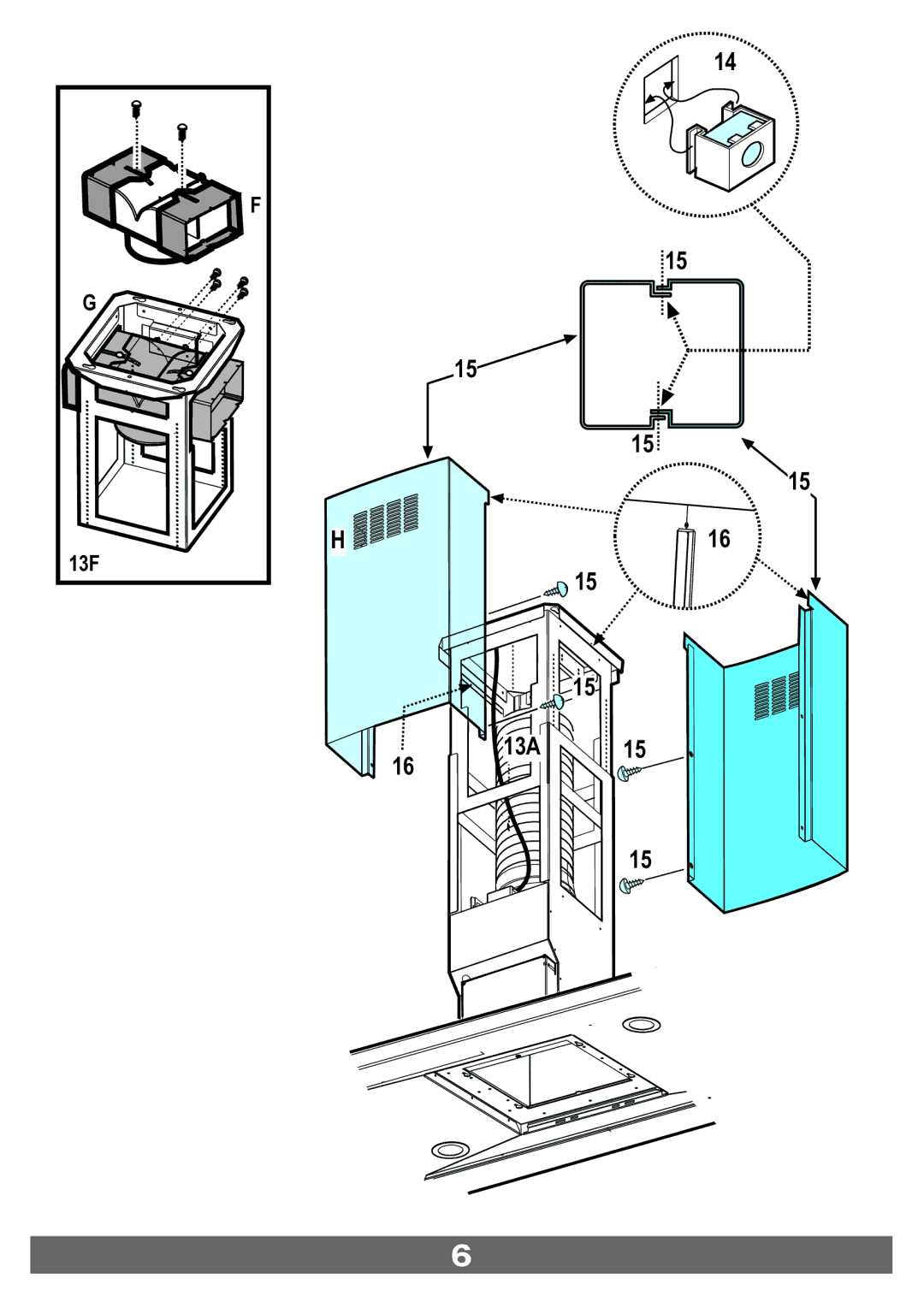 Smeg KSIV960X1 manual 16 13A 