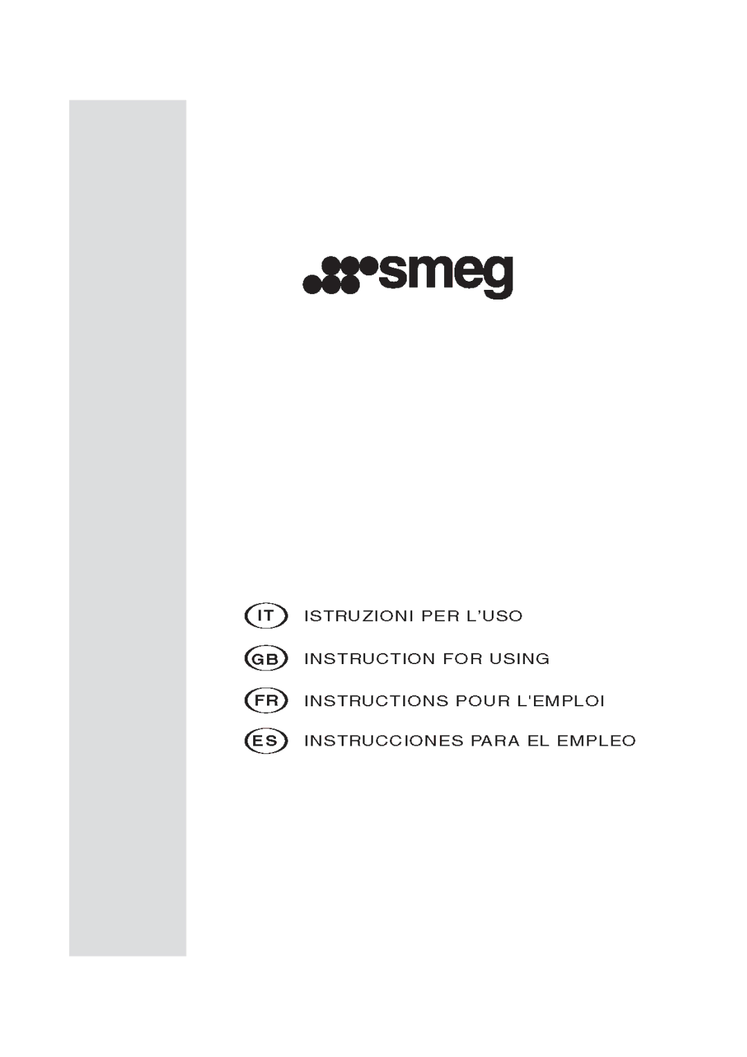 Smeg LB502 manual 