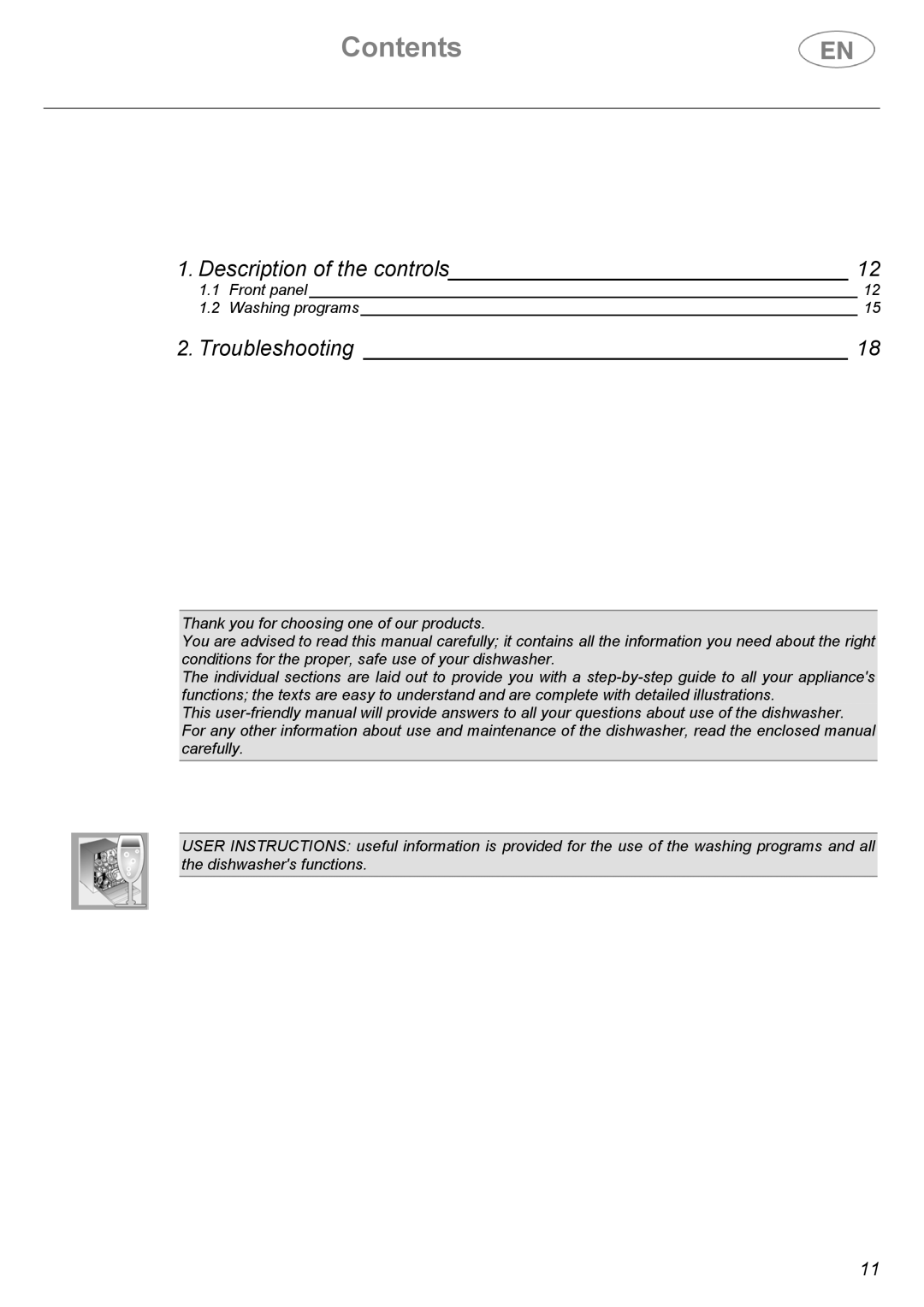 Smeg LSA4551B, LSA4551G instruction manual Contents 