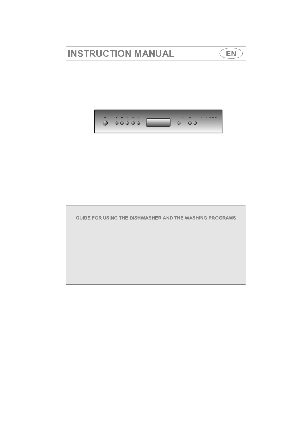 Smeg LSP1453X1, LSP1453B, LSP1453N manual Guide for Using the Dishwasher and the Washing Programs 