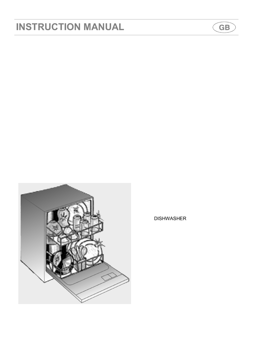 Smeg LVF32G instruction manual Dishwasher 