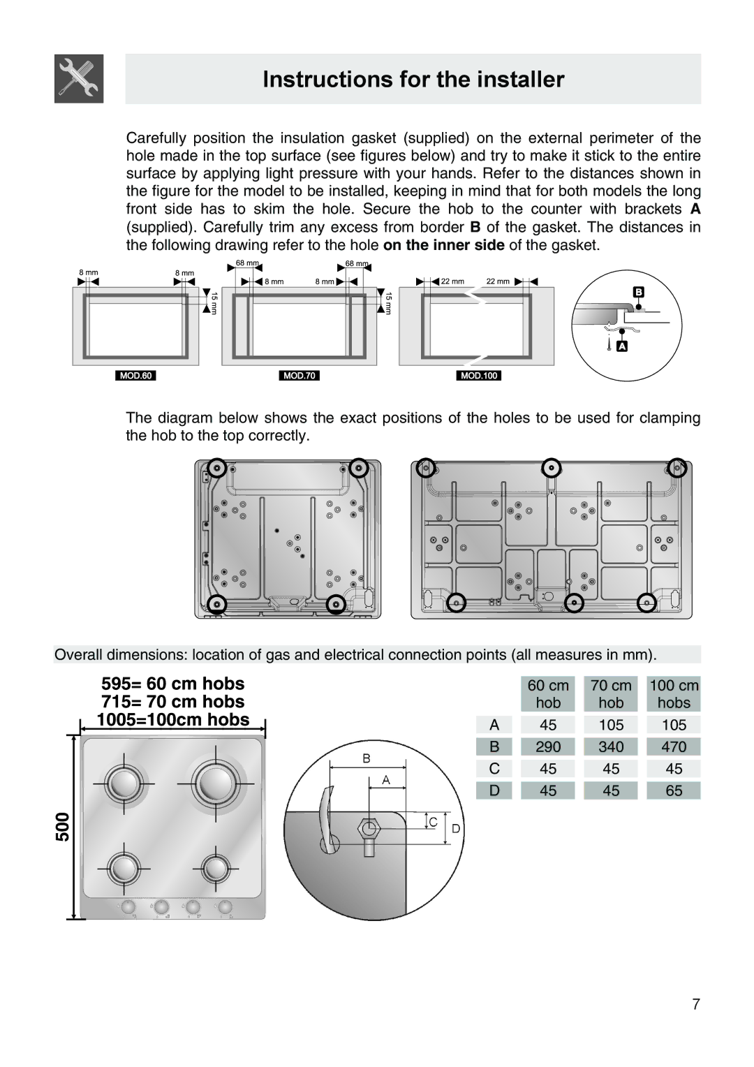 Smeg PA106SX manual 105 