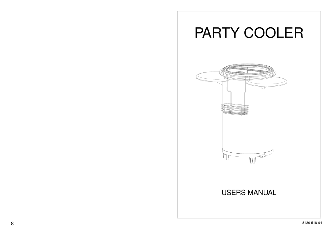 Smeg PC45X user manual Party Cooler 