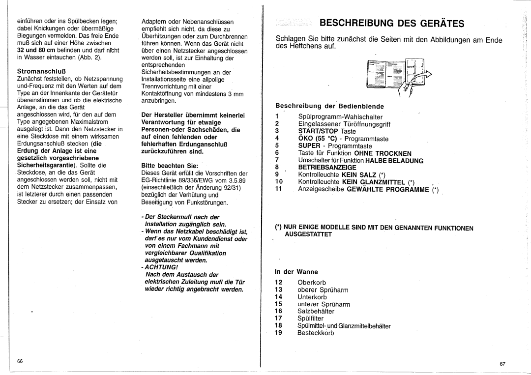 Smeg PL965 manual 