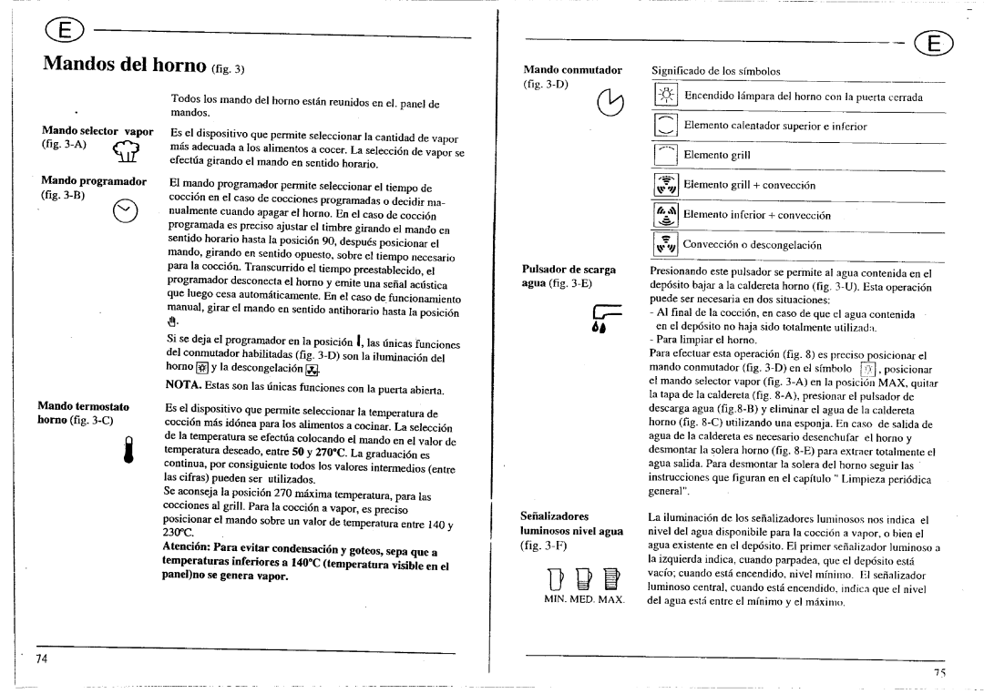 Smeg S300EB manual 