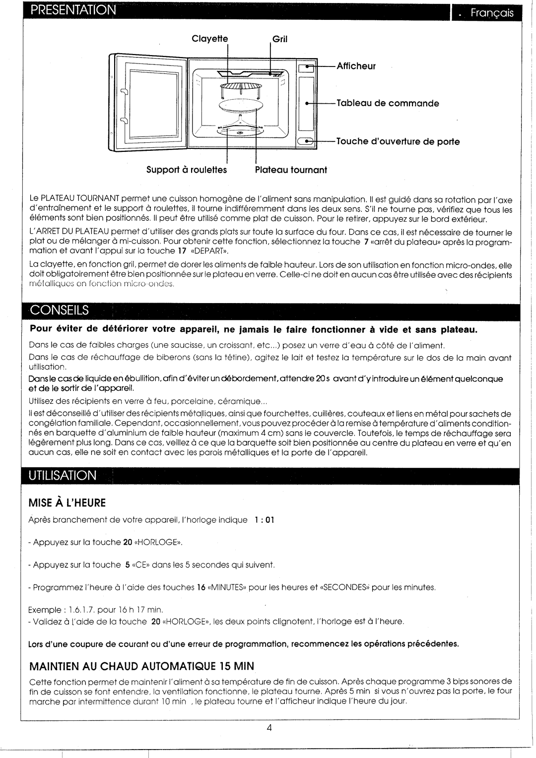 Smeg S47EB manual 