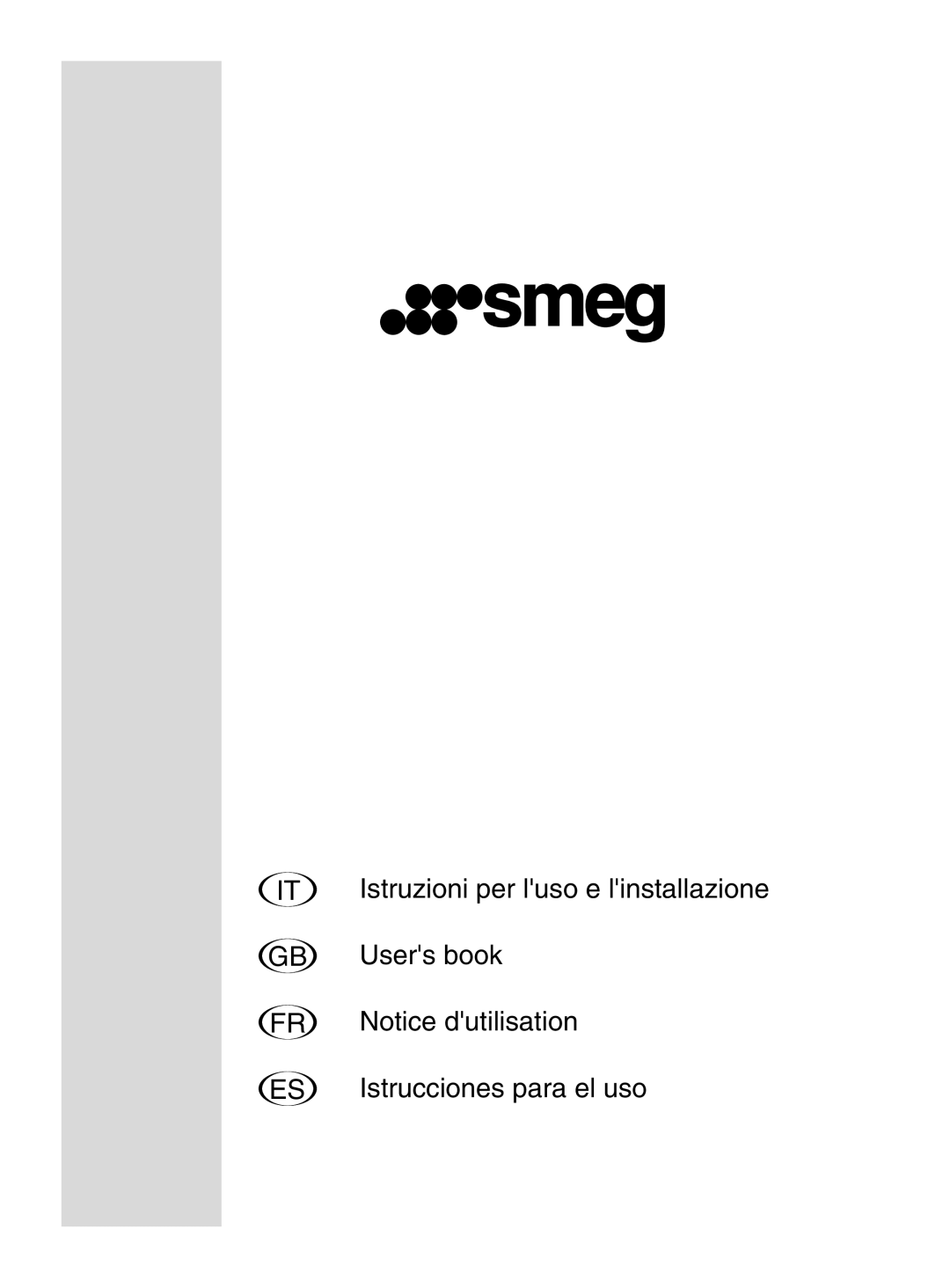 Smeg SM1634 manual Istruzioni per luso e linstallazione 