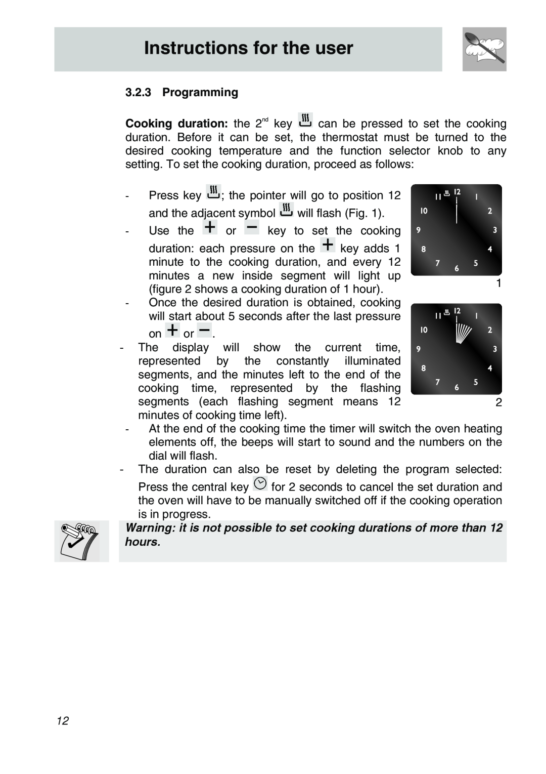 Smeg SCA706X, Smeg Electric Wall Oven manual Instructions for the user, Programming 