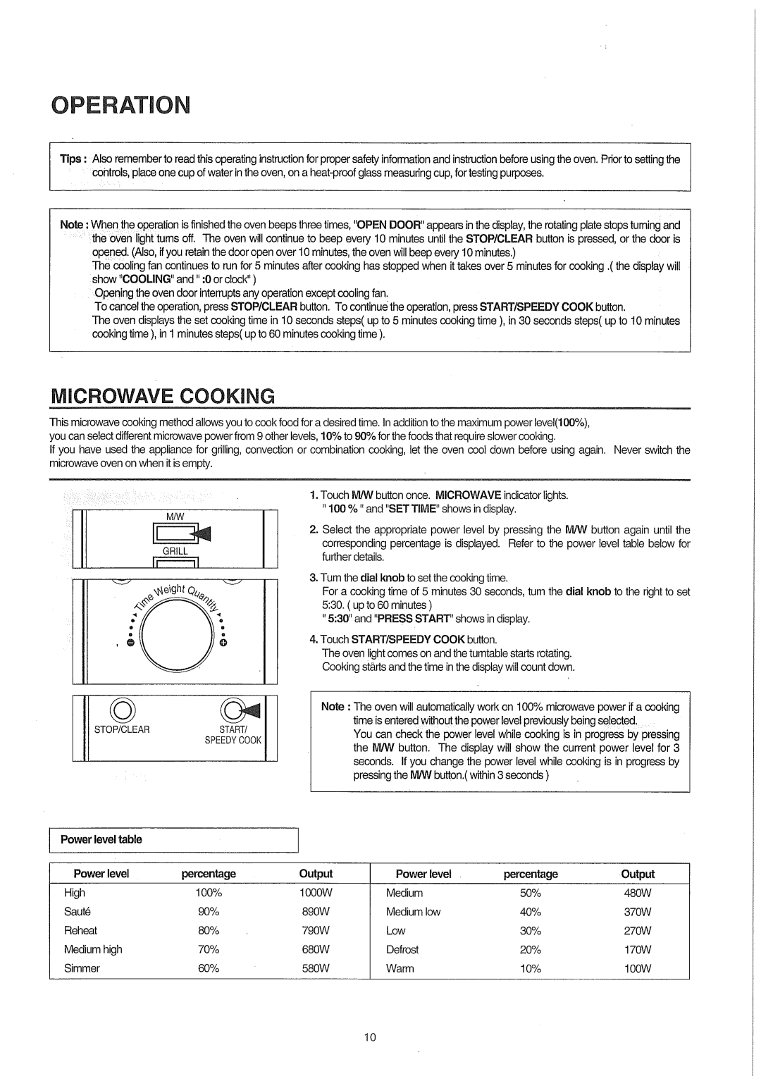 Smeg smeg Microwave Convection/grill Oven, SA987CX manual 