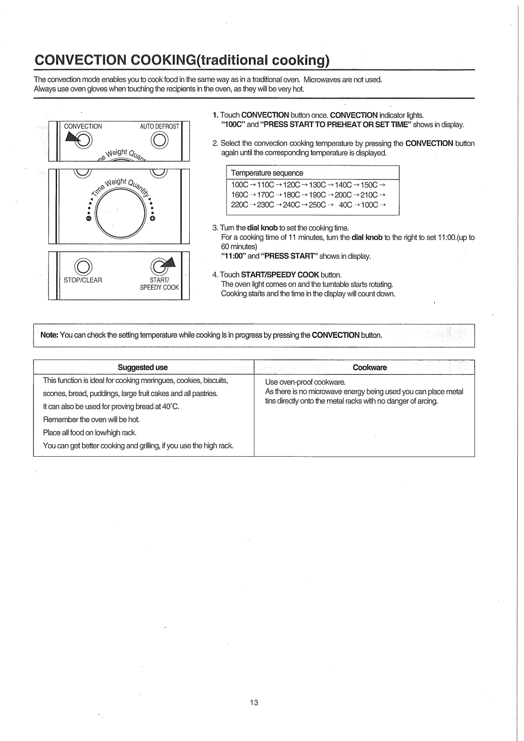 Smeg SA987CX, smeg Microwave Convection/grill Oven manual 