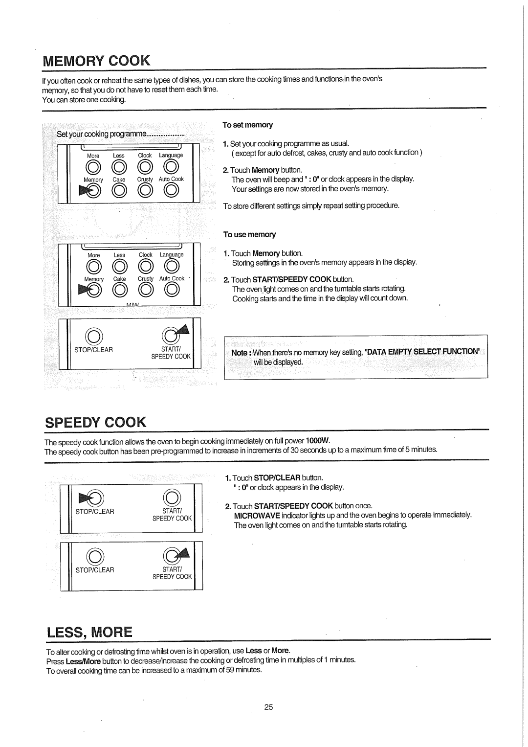 Smeg SA987CX, smeg Microwave Convection/grill Oven manual 