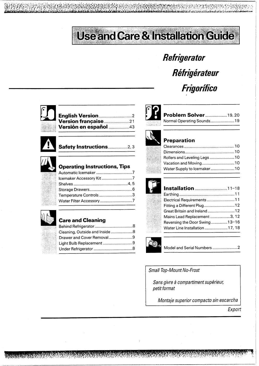 Smeg SRA416TP3 manual 