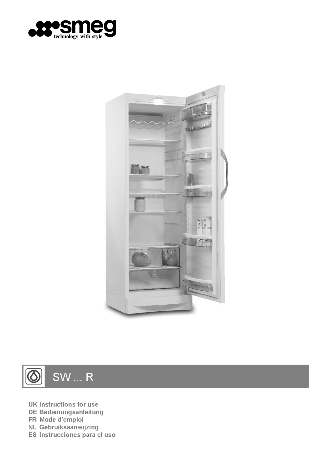 Smeg SW Range manual Sw ... R 