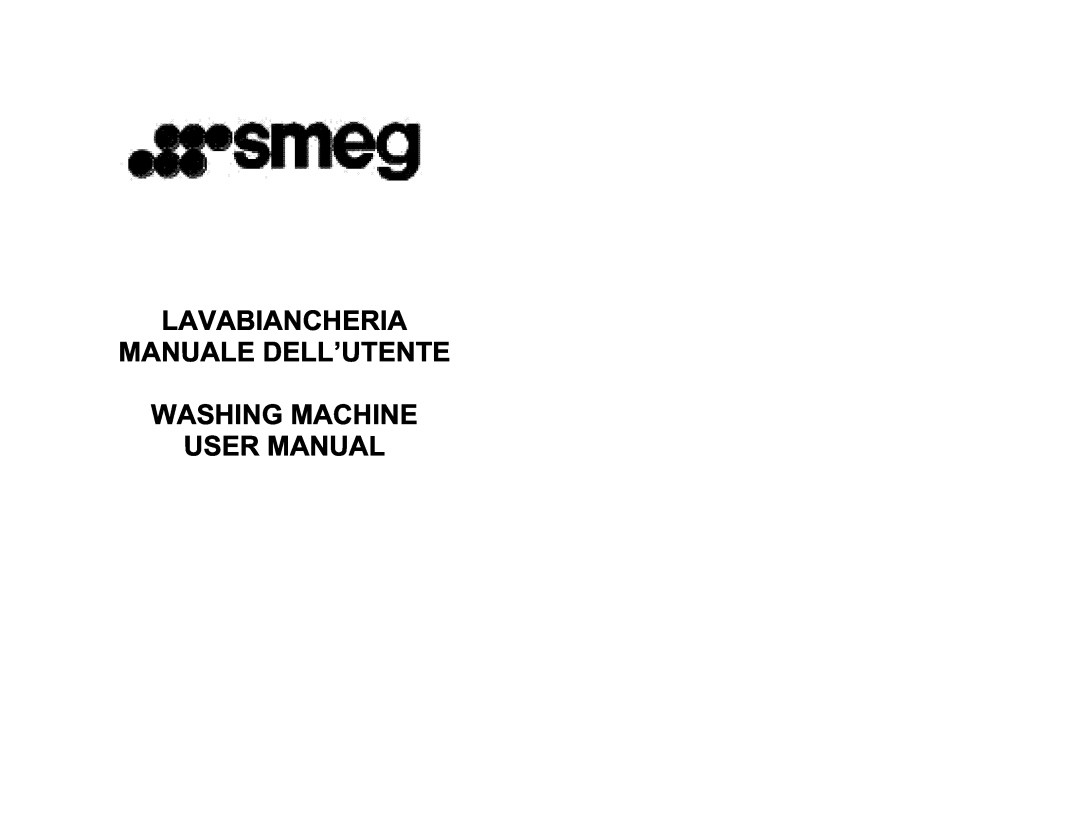 Smeg SWM50T manual 